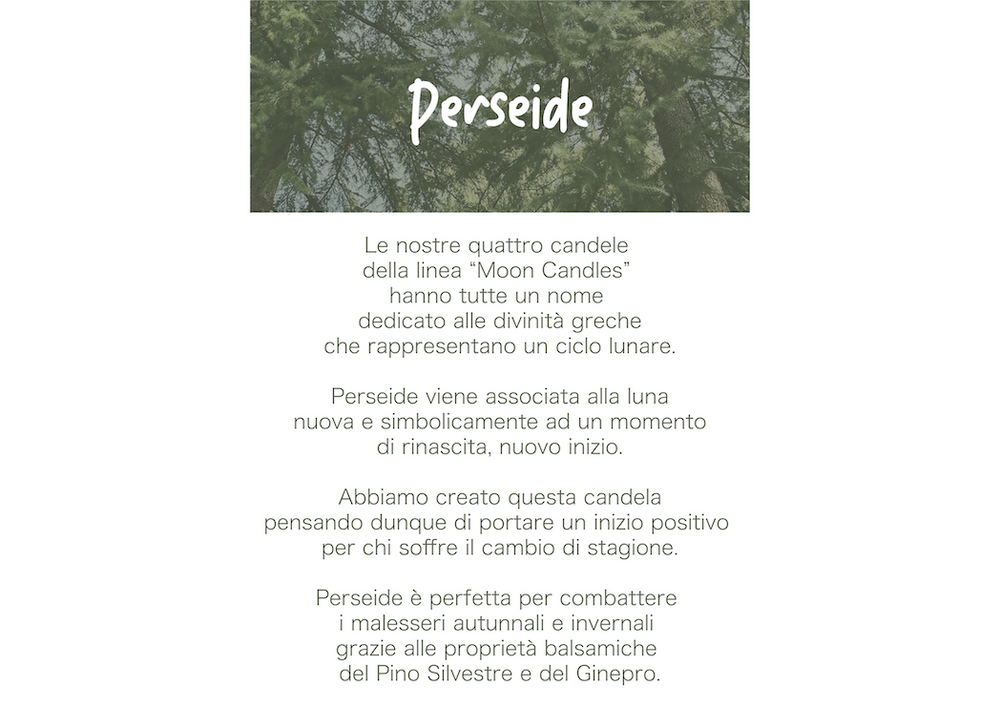 Perseide (Pino Silvestre & Ginepro)